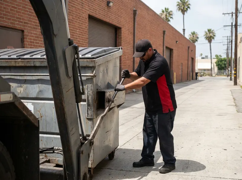 Commercial Front-Load Dumpster Service in Los Angeles, CA