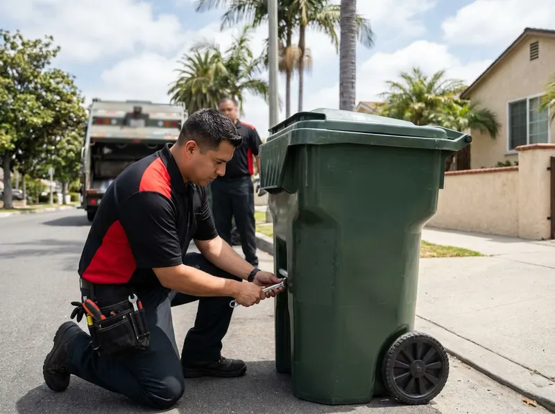 Scheduled Curbside Trash Collection in Los Angeles, CA